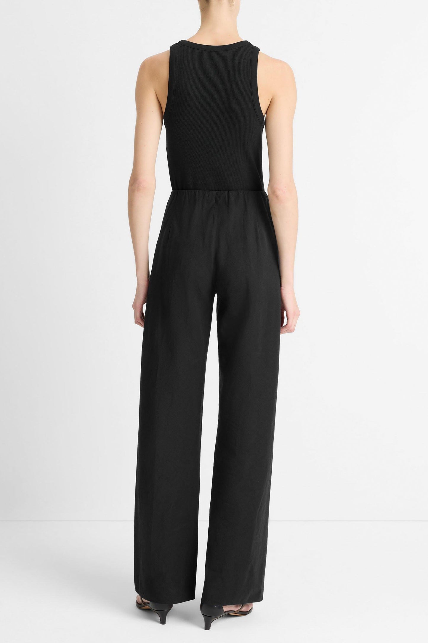 Hose High Waist Bias in SchwarzVince - Anita Hass