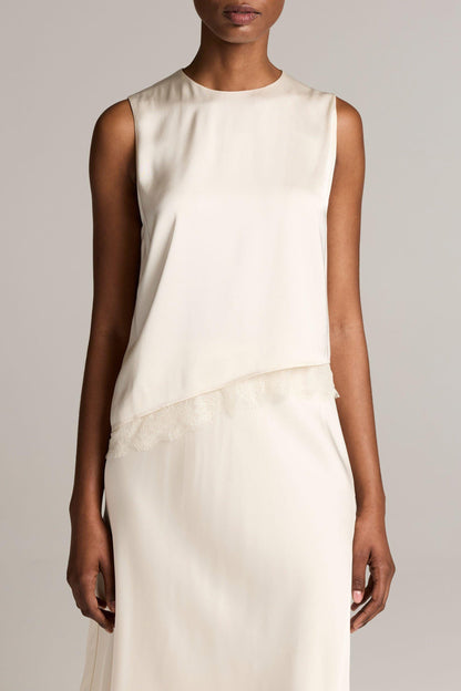 Top Lace Trim in Cream Vince