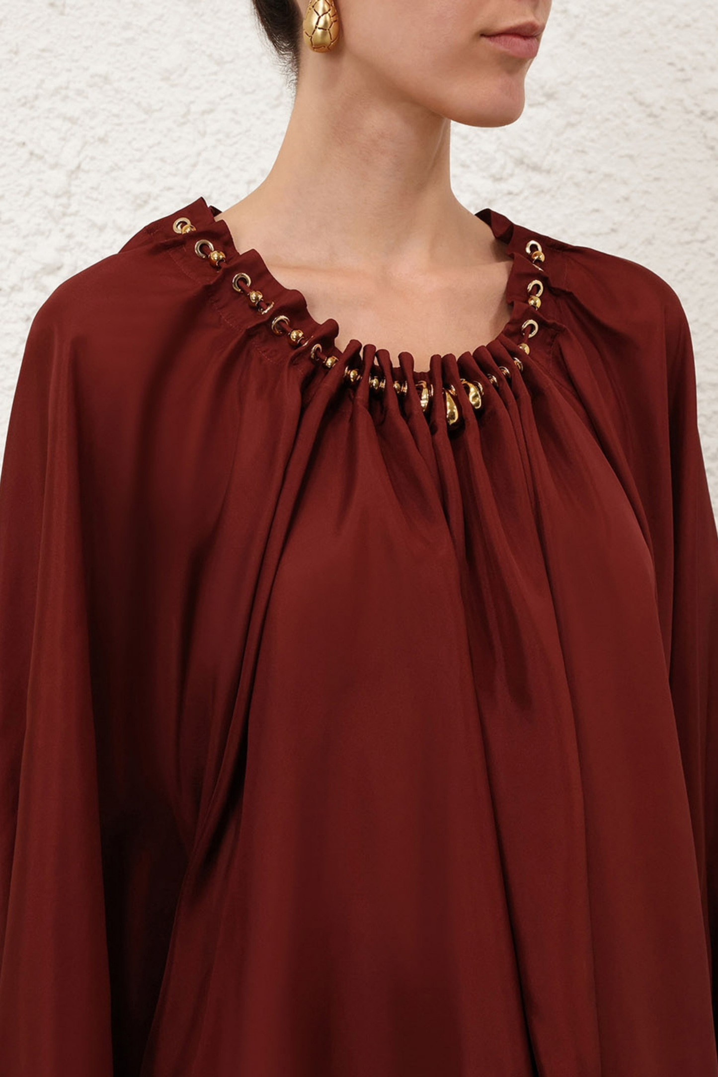 Bluse Aster Bead in MerlotZimmermann - Anita Hass