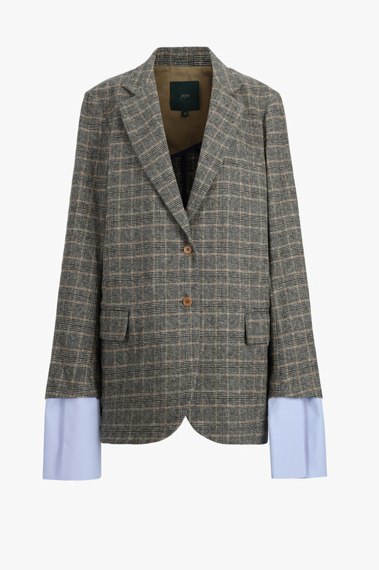 Blazer Birkin in Cotton CheckMaison Jejia - Anita Hass