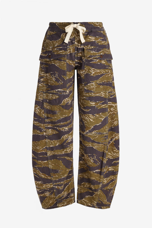 Utility Reversible Pants in Green Camo