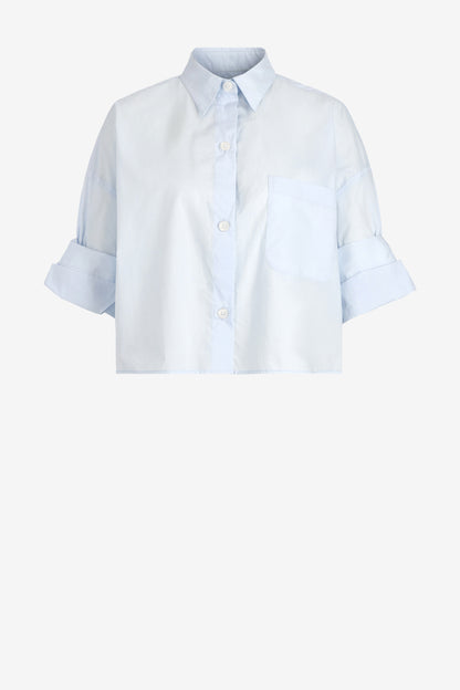 Bluse Next Ex in Baby Blue TWP Clothing