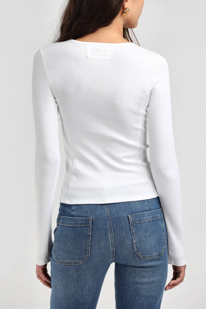 Longsleeve Splash in WeißAnita Hass - Anita Hass