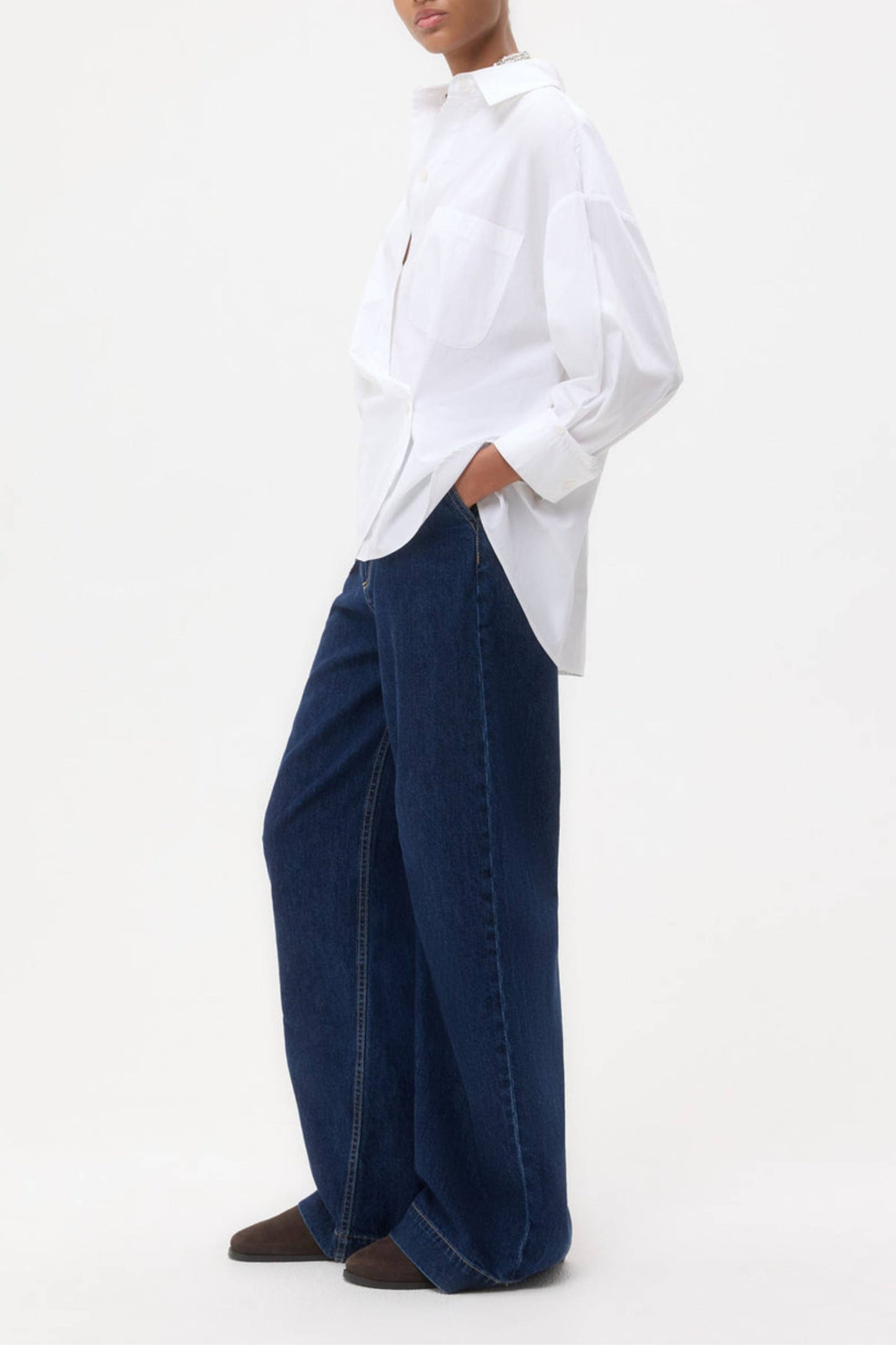 Bluse New Earl in WhiteTWP Clothing - Anita Hass