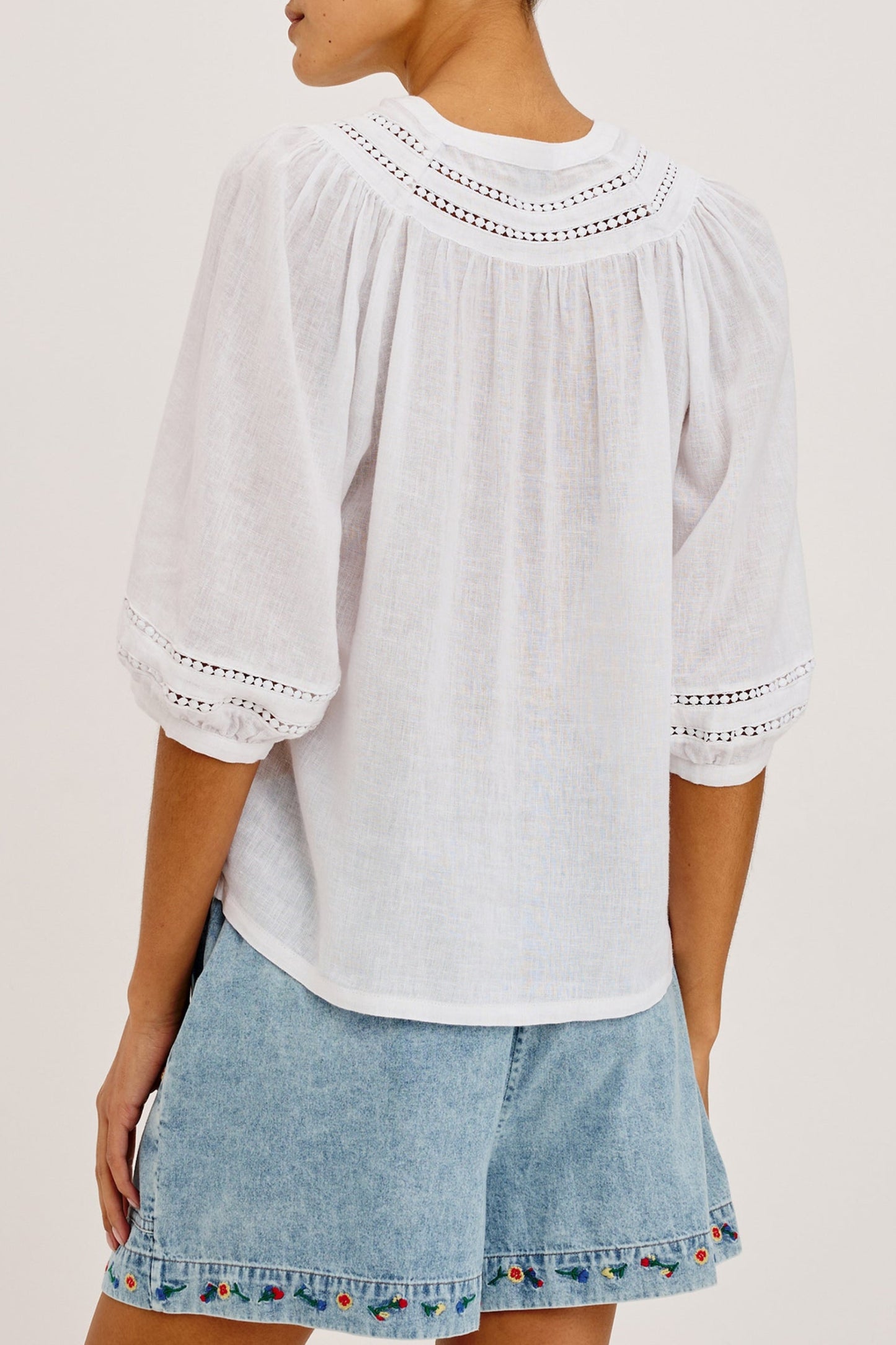 Bluse Theia in WeißRails - Anita Hass