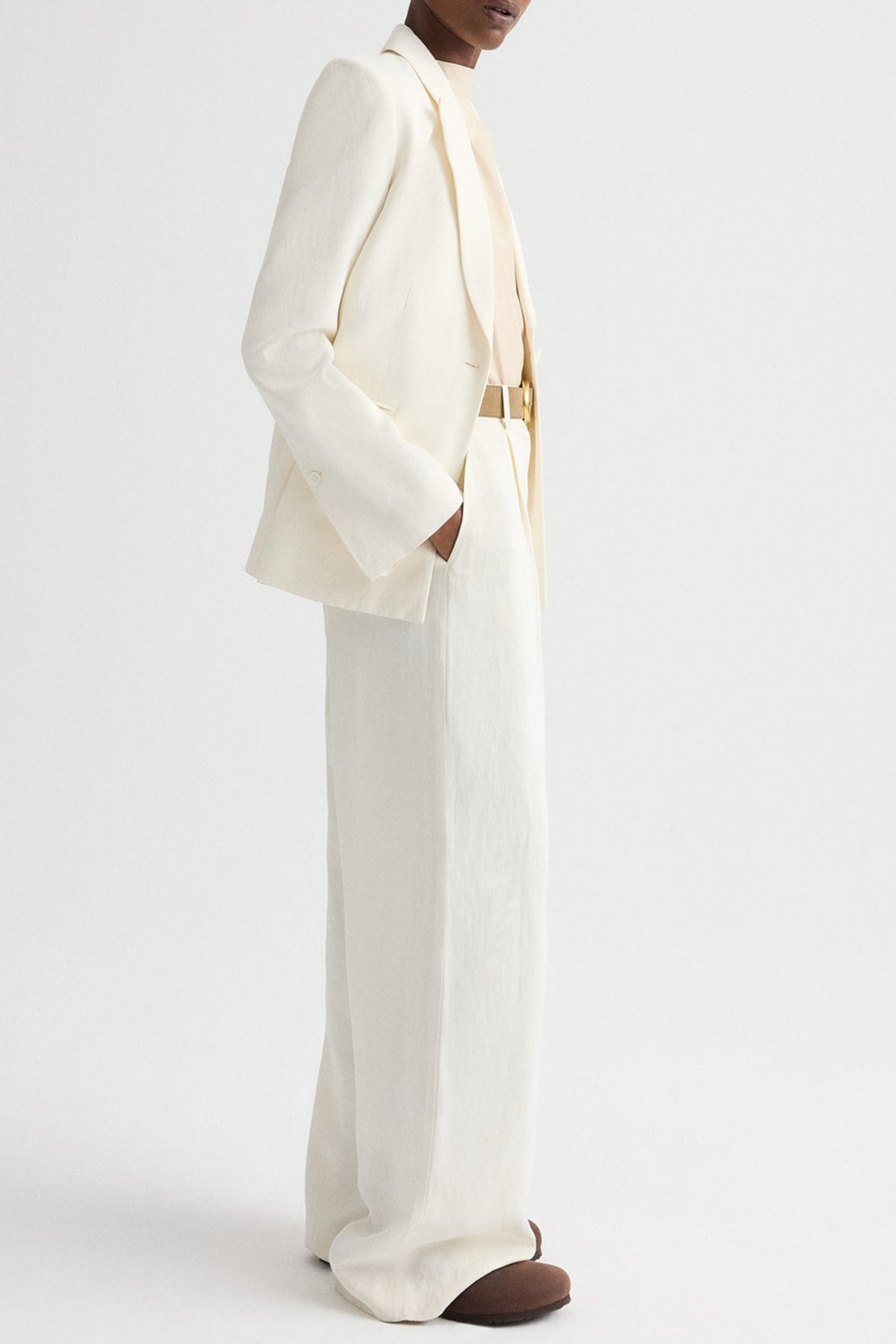 Blazer Her Fit in BoneTWP Clothing - Anita Hass