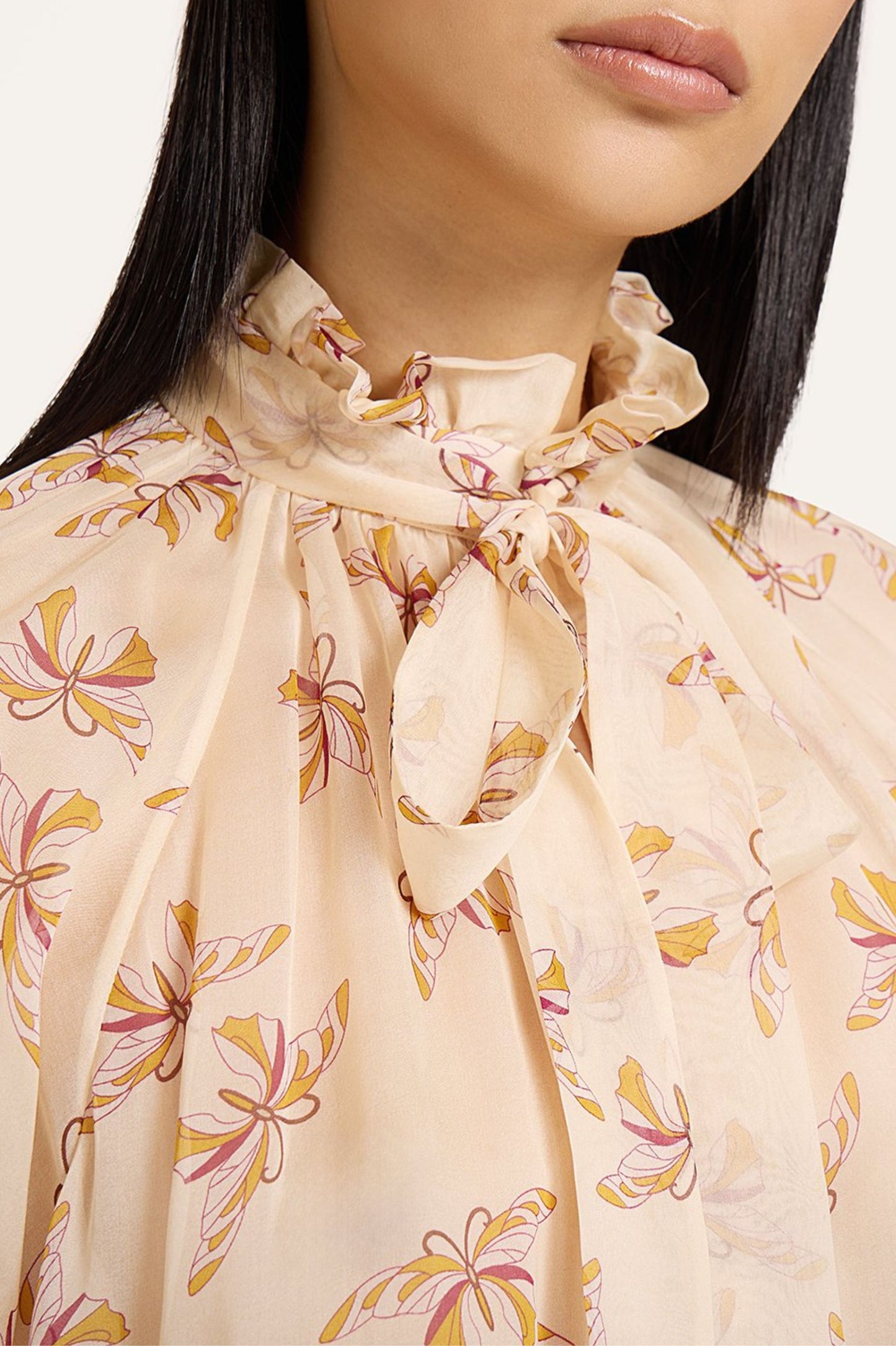 Bluse Cerere in Farfalla ButtercreamLa Double J - Anita Hass