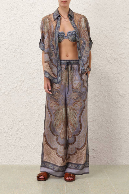 Hose Wanderlust Relaxed in Tapestry BlueZimmermann - Anita Hass