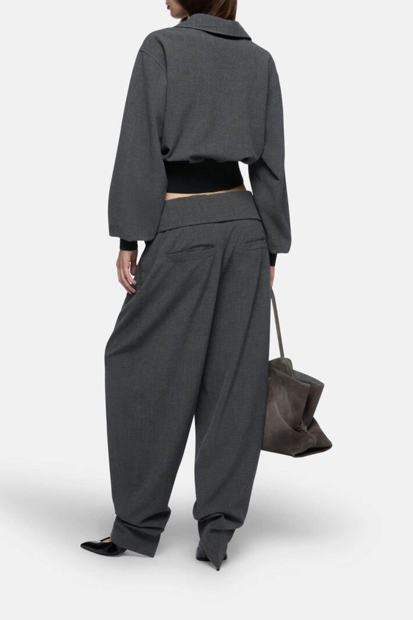 Hose Turn-Up in GrauThe Attico - Anita Hass