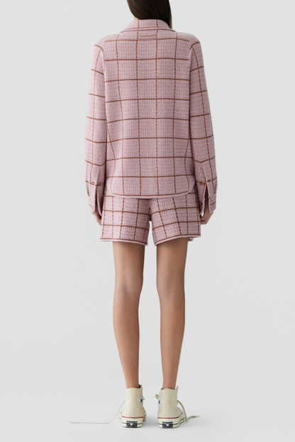 Dylan Plaid blouse in Sprinkle