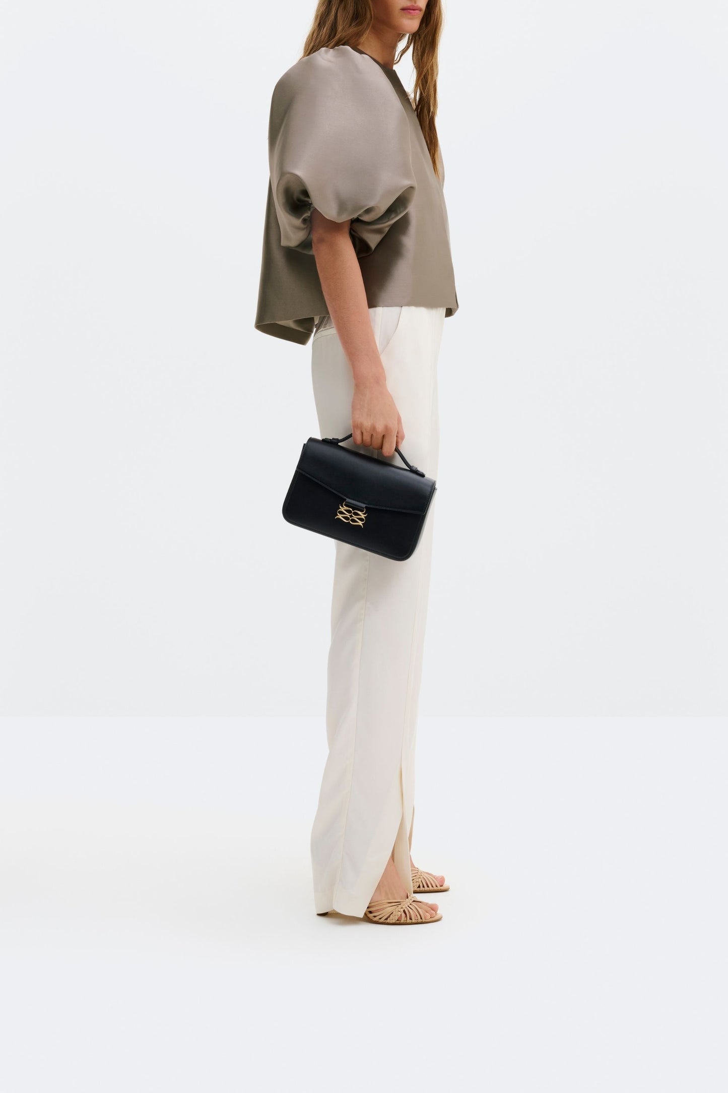 Blusa Cleo en grafito