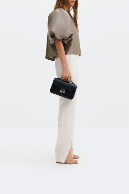 Blusa Cleo en grafito