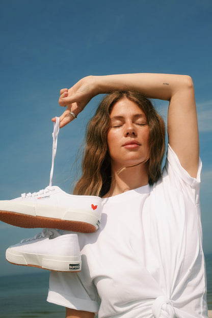 Sneaker 2750 'Heart' in WeißSuperga x Anita Hass - Anita Hass