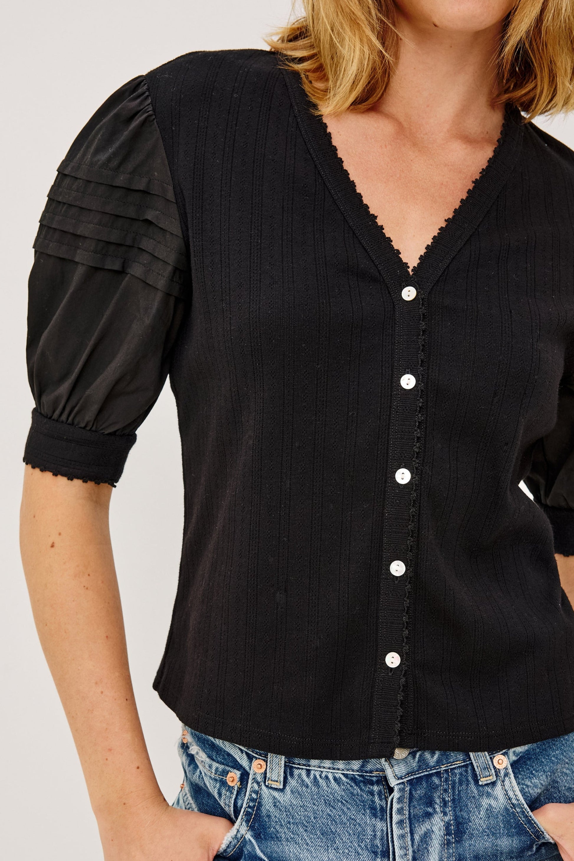 Strickshirt Jessie in SchwarzRails - Anita Hass