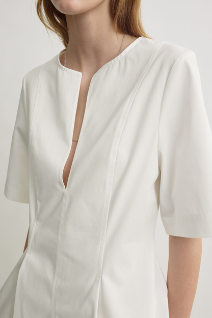 Bluse Tailored in WeißToteme - Anita Hass