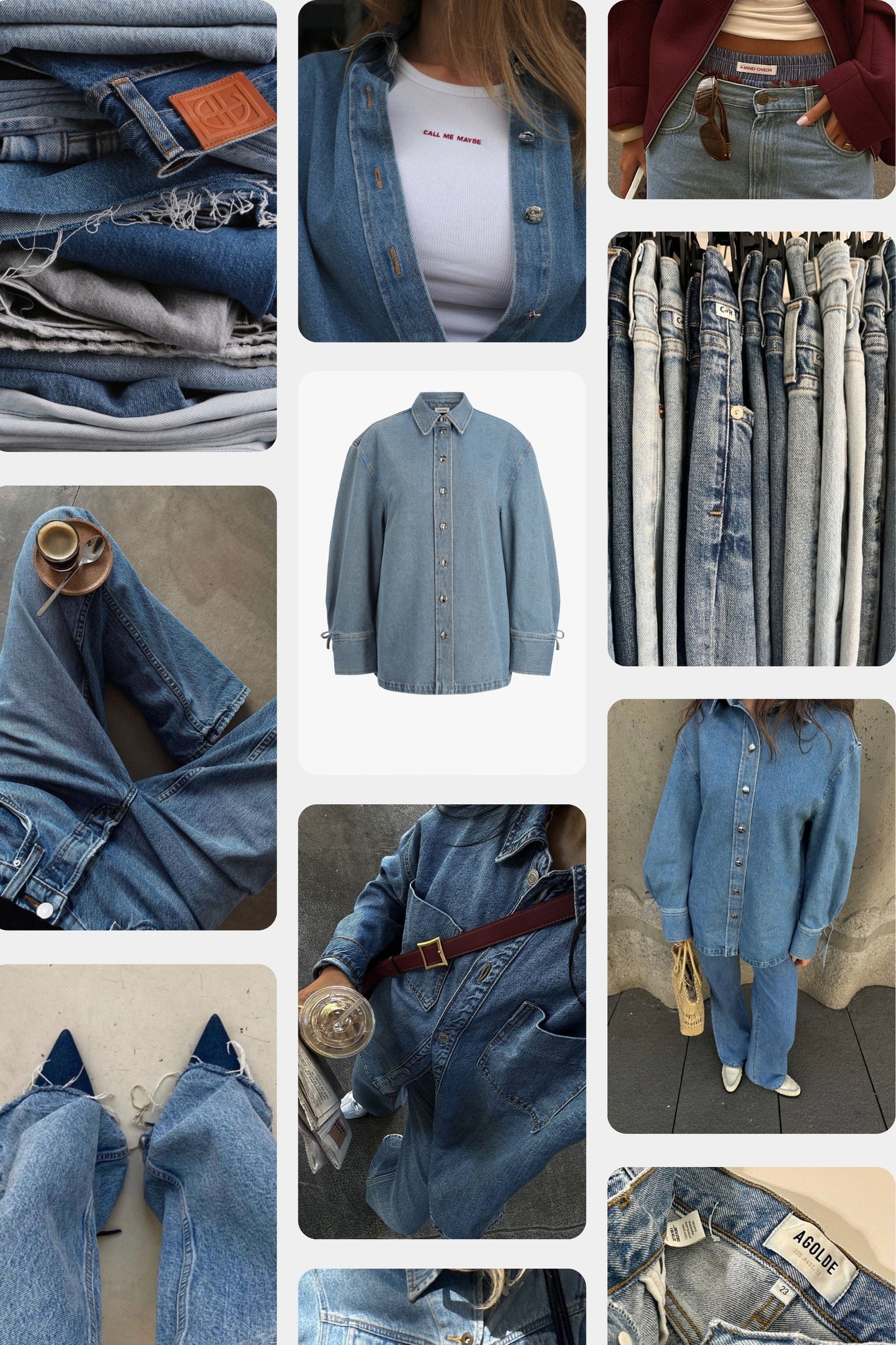 Denim Shirt Bonnie in Light Blue