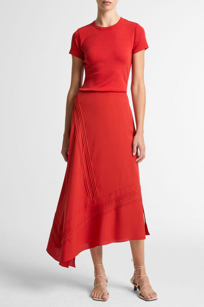 T-shirt 90's Shrunken in Poppy