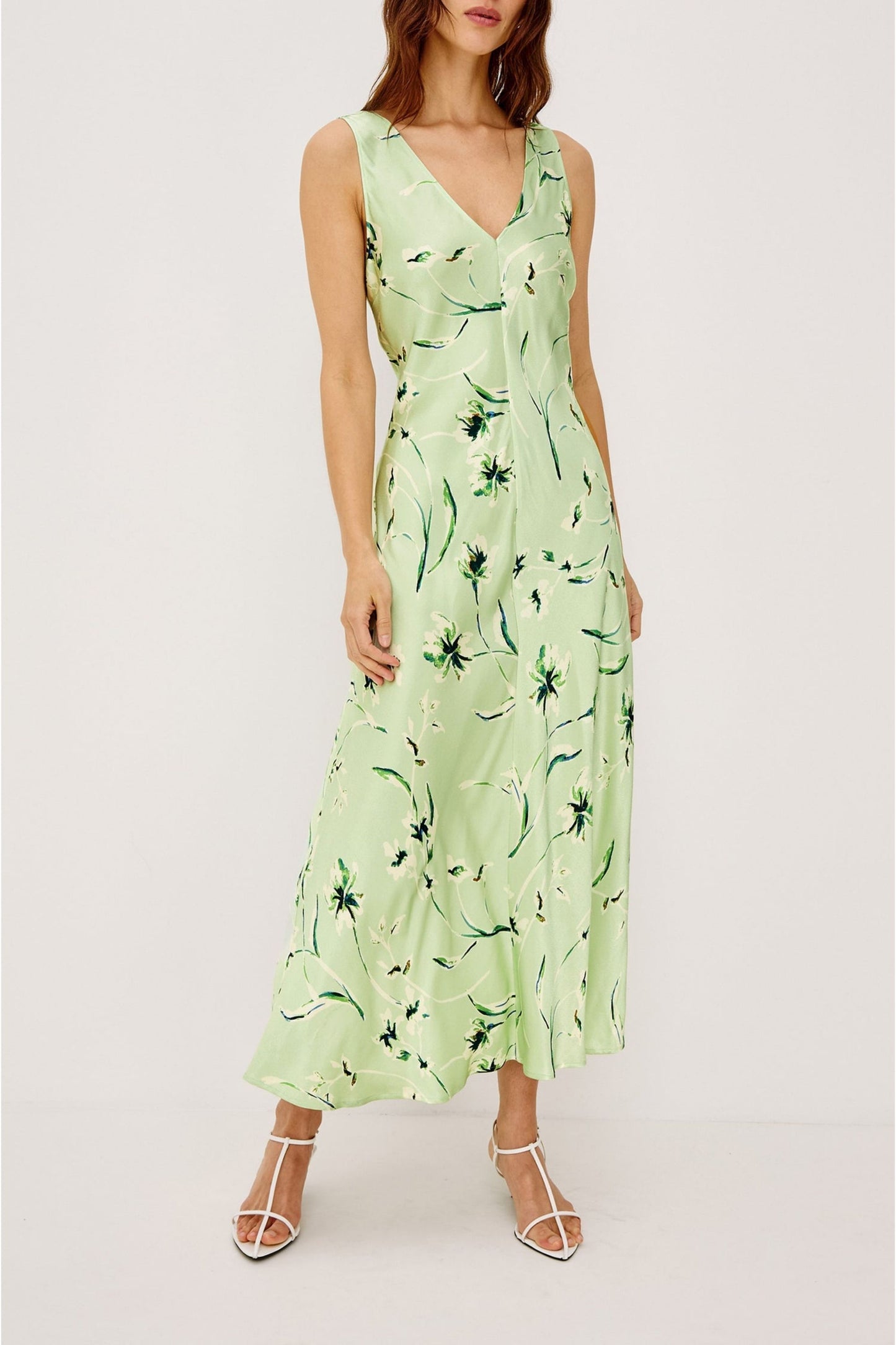 Camellia dress in mint Linnea