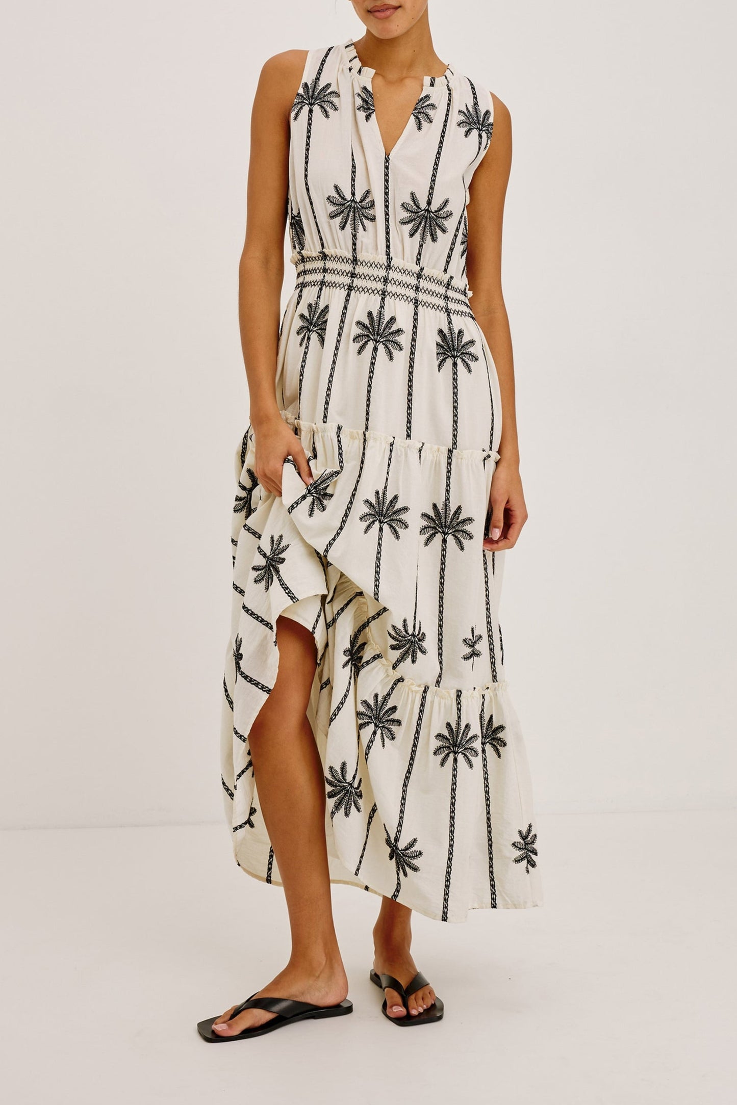 Kleid Loulou in Ivory PalmsRails - Anita Hass