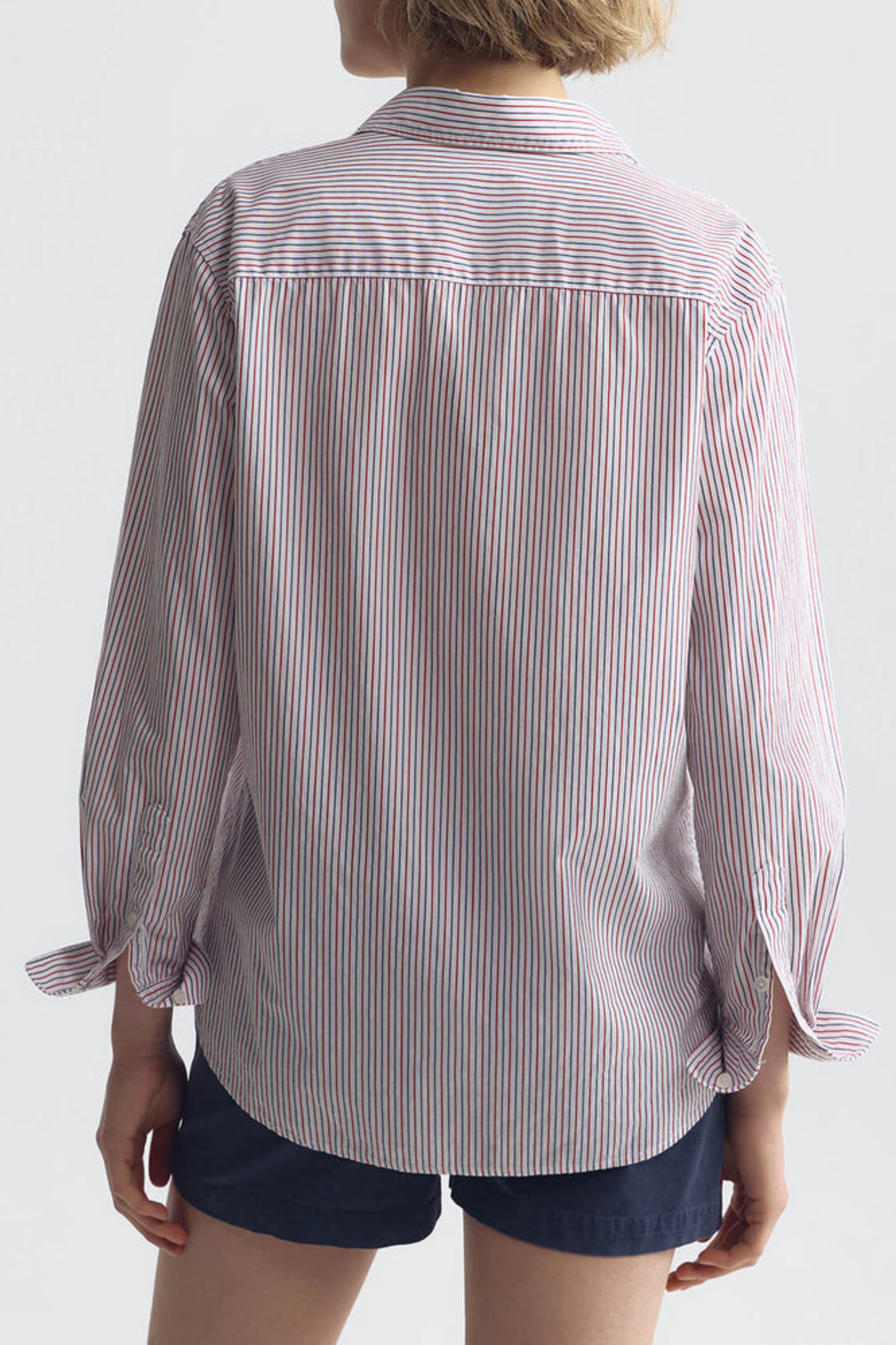 Bluse Raphael in Red/Blue StripeNili Lotan - Anita Hass