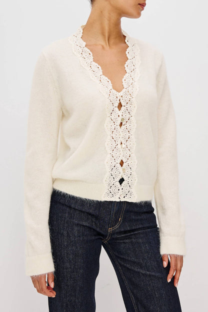 Cardigan Mer in IvoryRails - Anita Hass