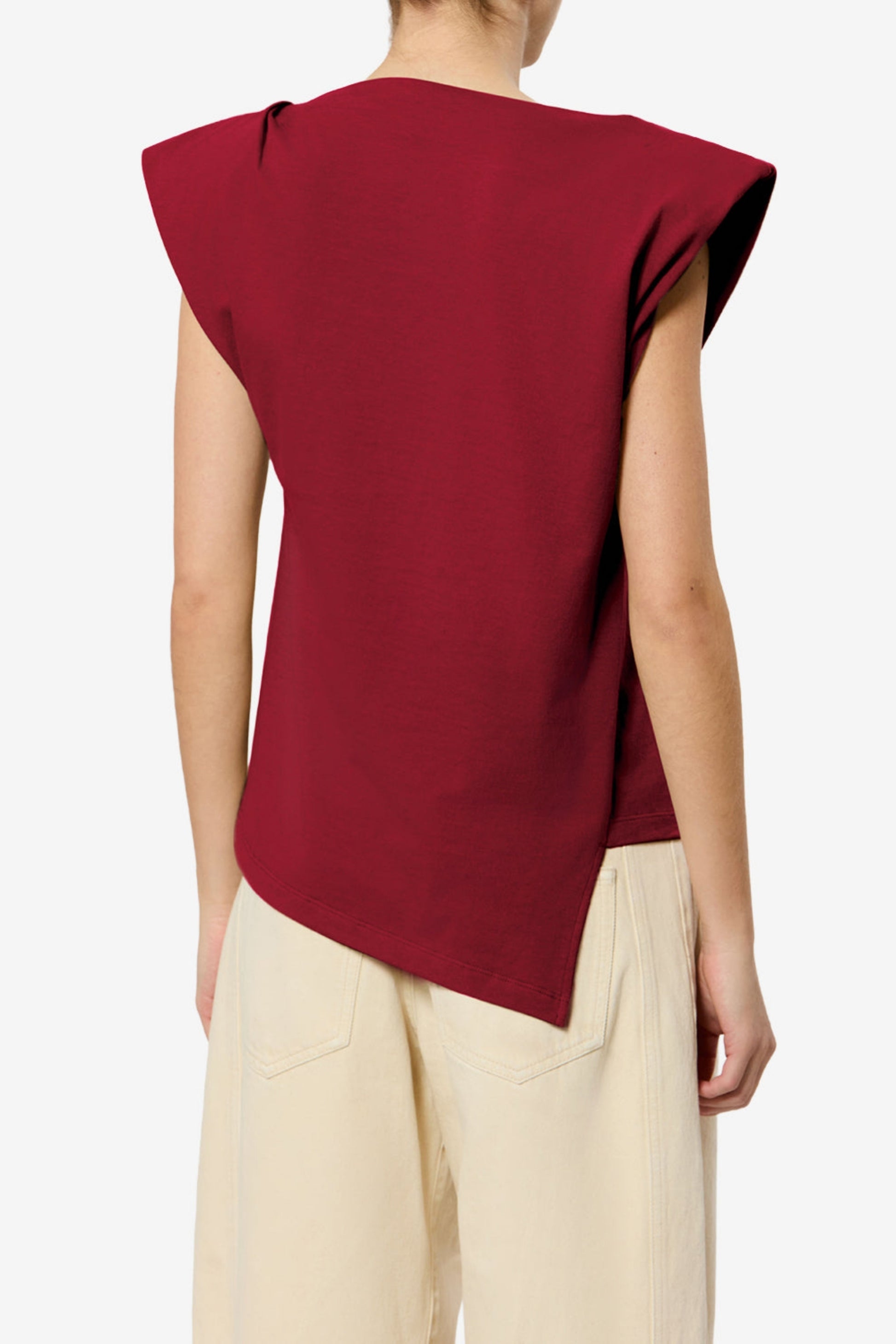 T-Shirt Sebani in Dark Burgundy Isabel Marant