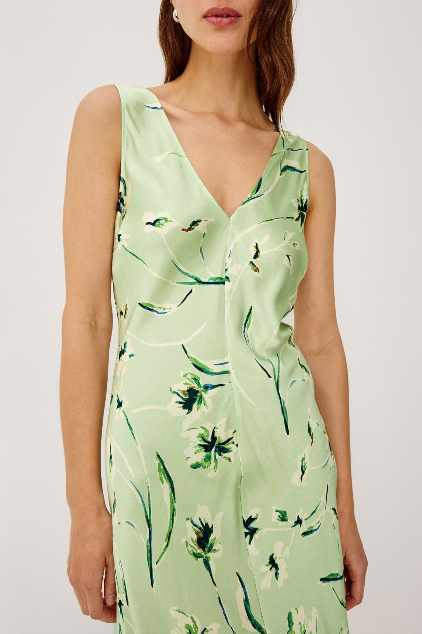 Camellia dress in mint Linnea