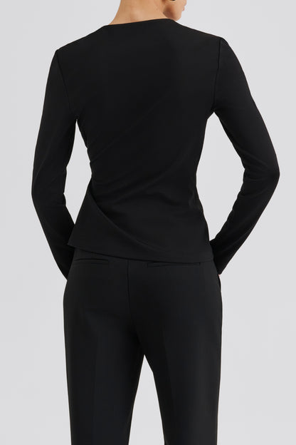 Top Mailey Broche in SchwarzMalina - Anita Hass