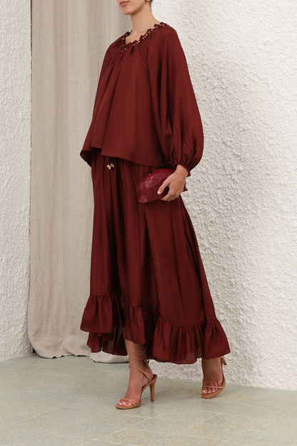Rock Aster Maxi in MerlotZimmermann - Anita Hass