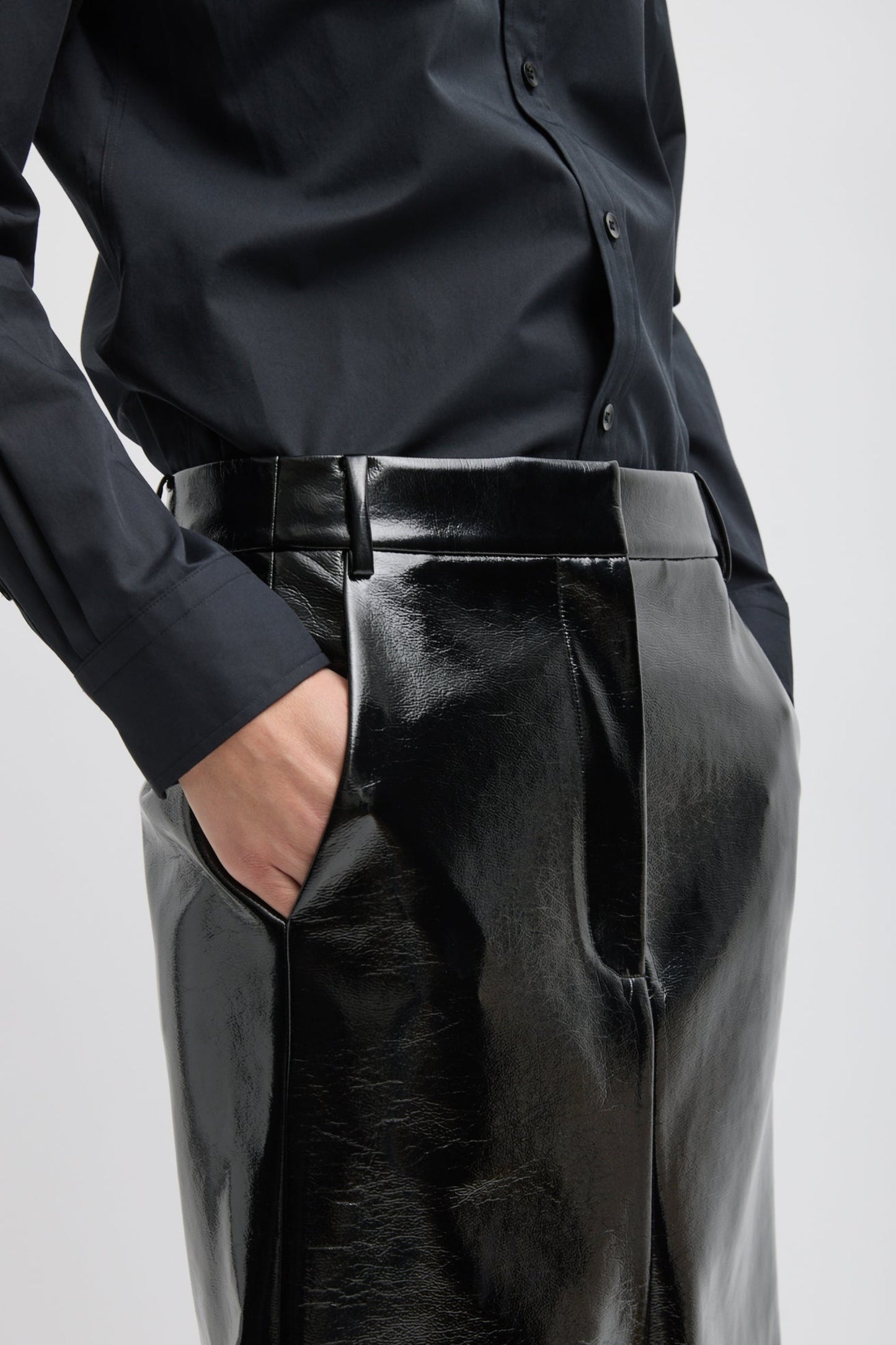 Rock Faux Patent in SchwarzTibi - Anita Hass