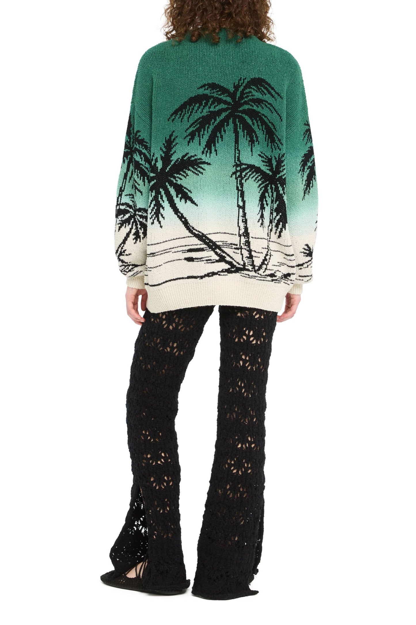 Pullover Wave Bloom in Nature/GreenAlanui - Anita Hass