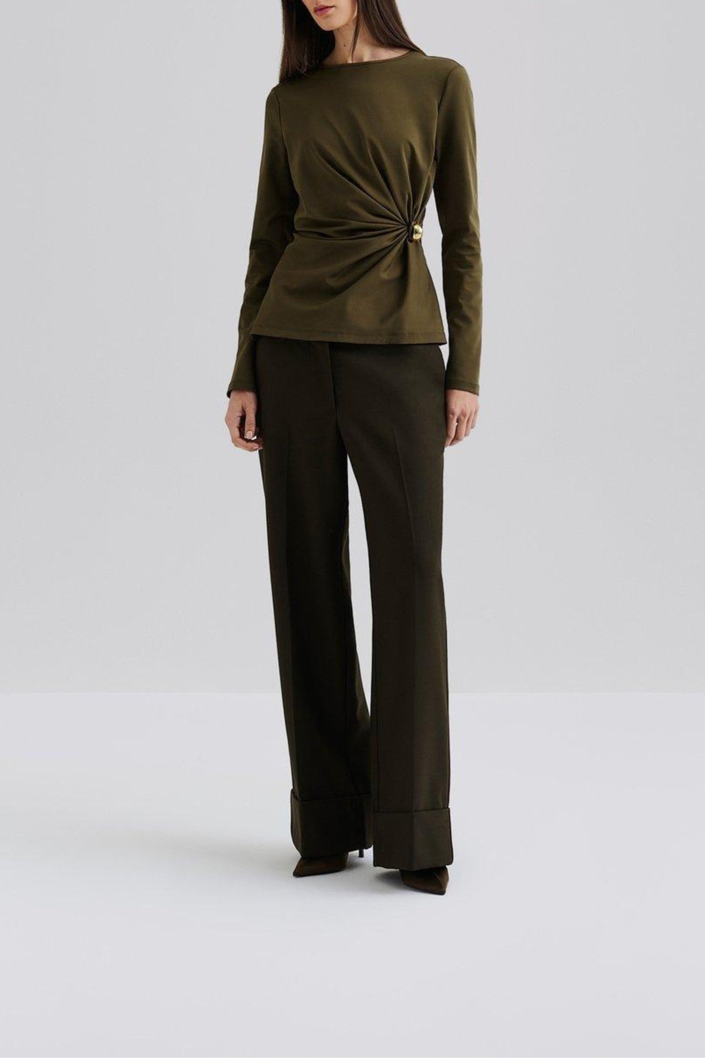 Top Mailey Broche in OliveMalina - Anita Hass