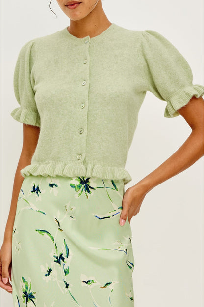 Knitted shirt Lora in Julep