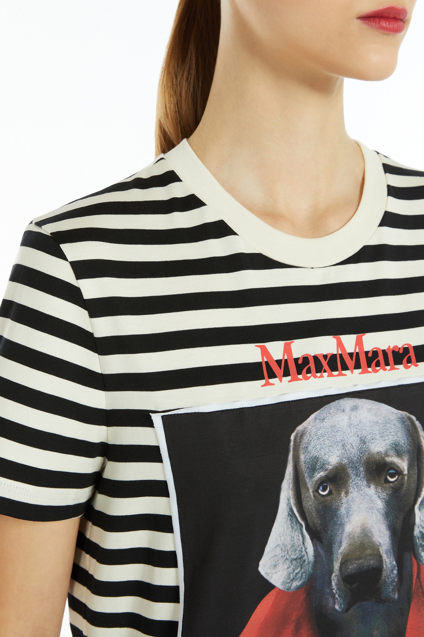 T-Shirt Rosso in VanilleMax Mara - Anita Hass