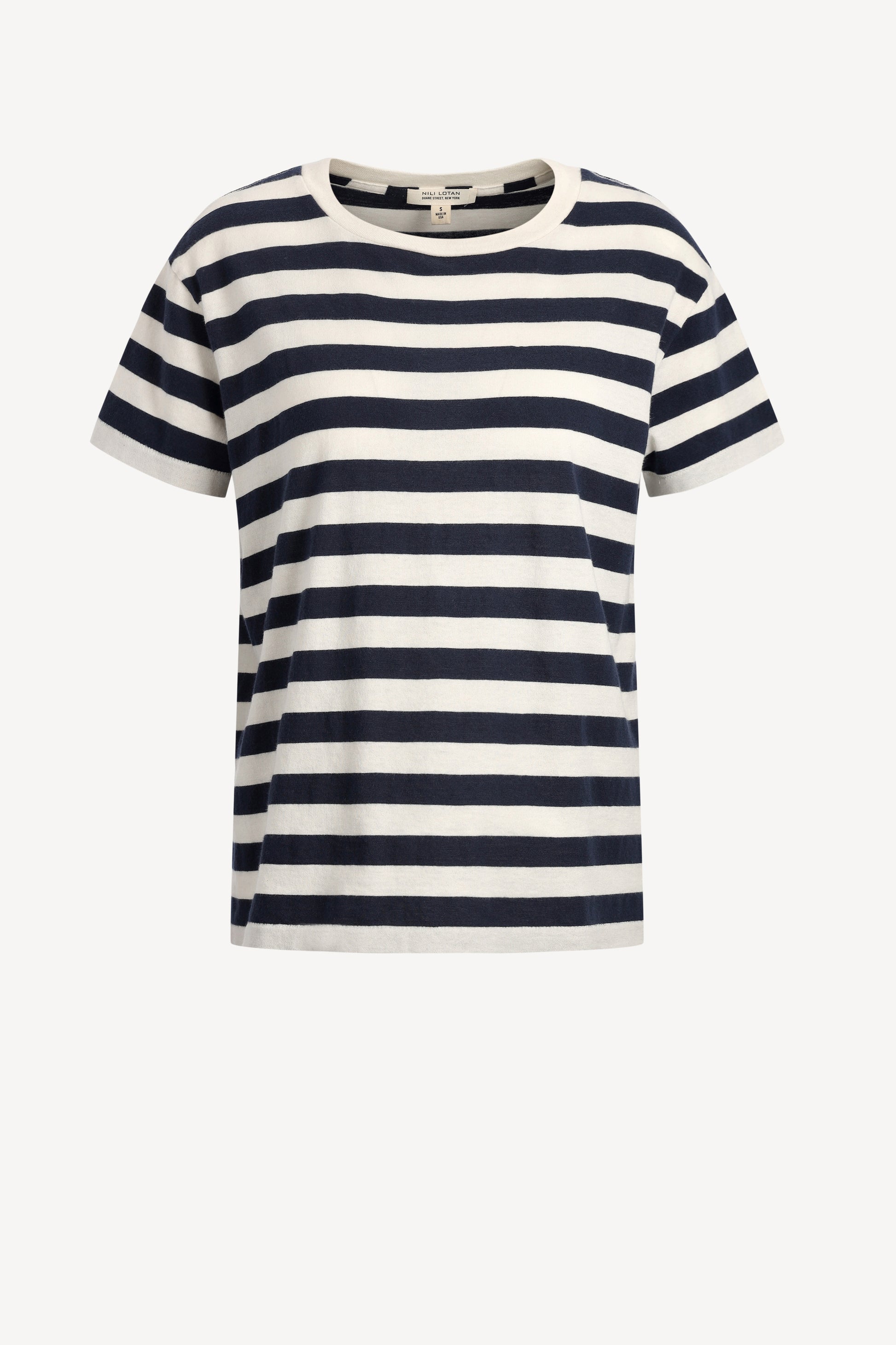 T-Shirt Brady in Dark Navy StripeNili Lotan - Anita Hass