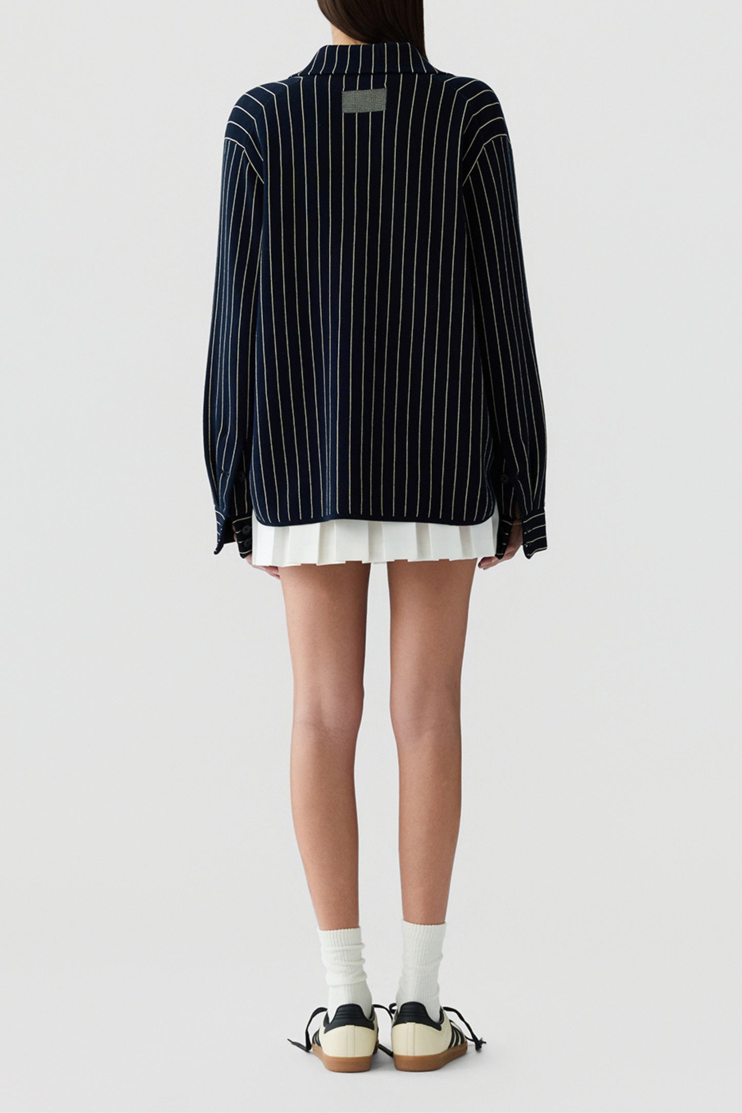 Bluse Work in Navy/Butter Guest in Residence