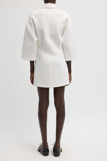 Kleid Bonded Zip in IvoryTibi - Anita Hass