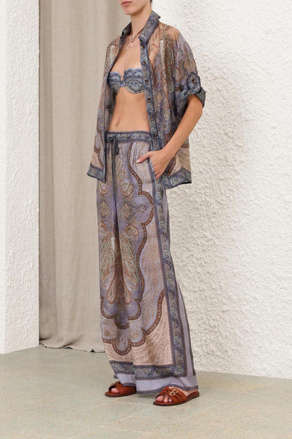 Hose Wanderlust Relaxed in Tapestry BlueZimmermann - Anita Hass