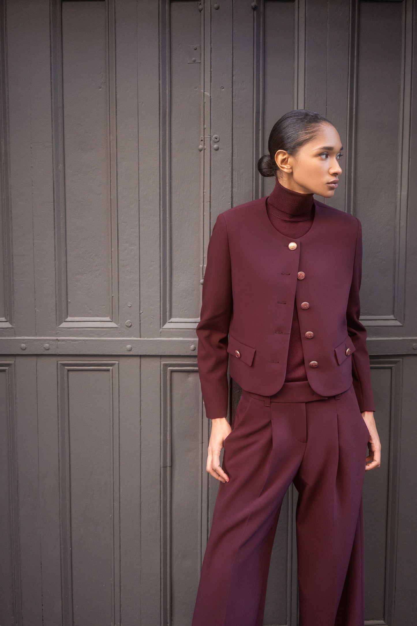 Blazer Catherine in BurgundSeductive - Anita Hass