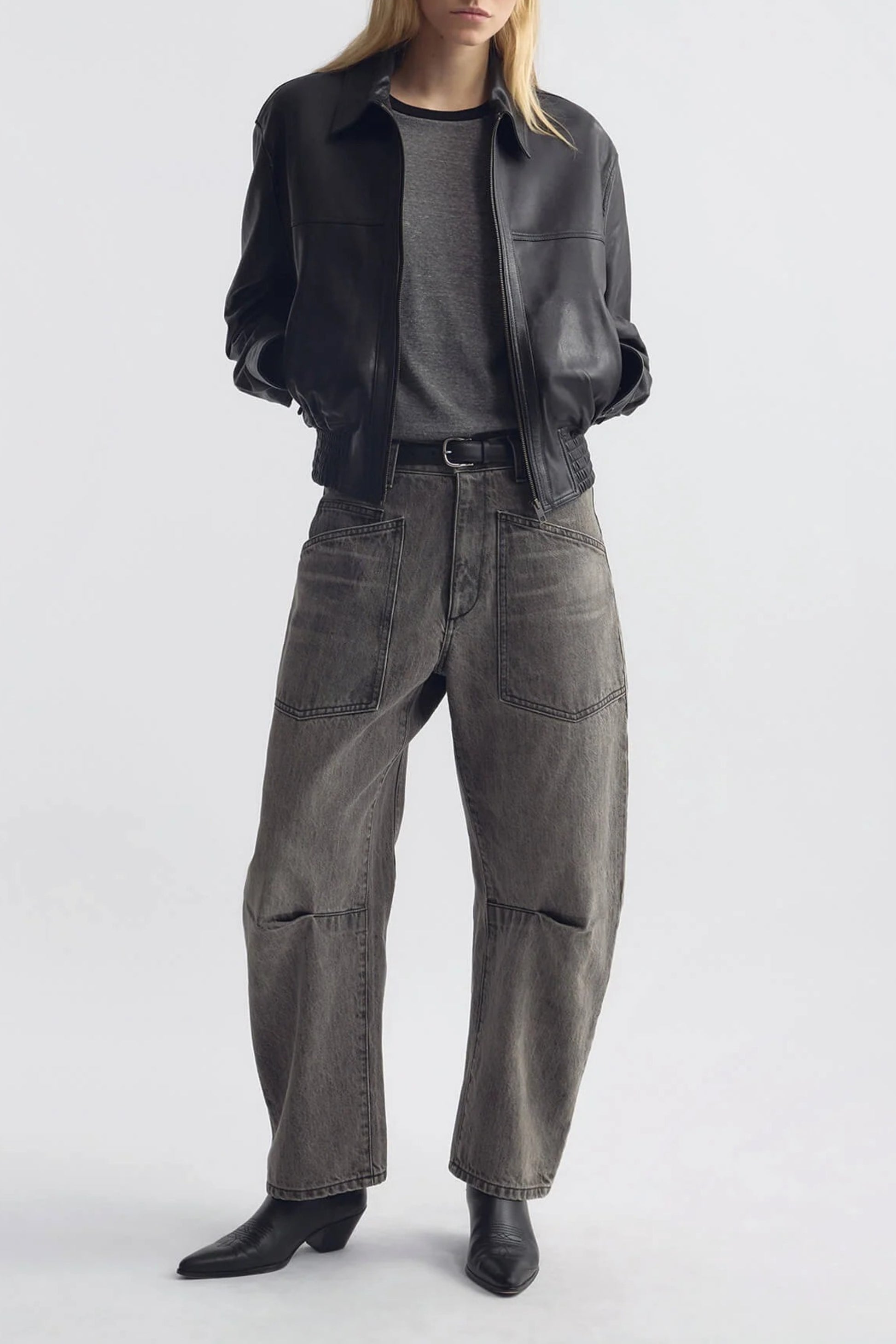 Jeans Shon in Ash Grey Nili Lotan