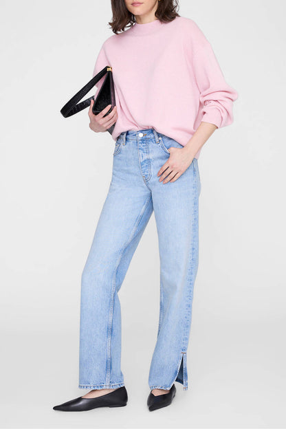 Pullover Lee Crew in Powder PinkAnine Bing - Anita Hass