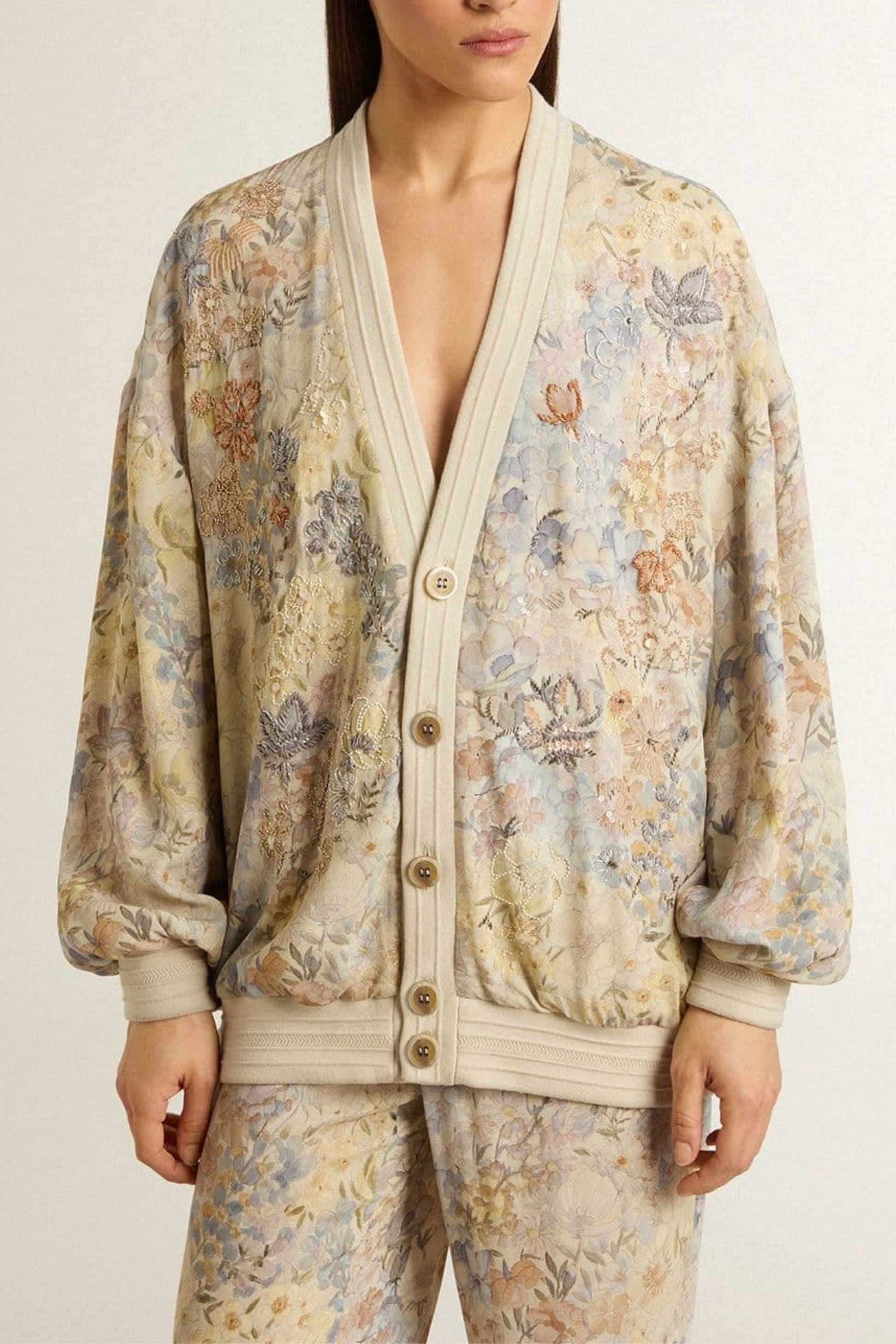 Cardigan Giselle in Pastel FlowersGolden Goose - Anita Hass