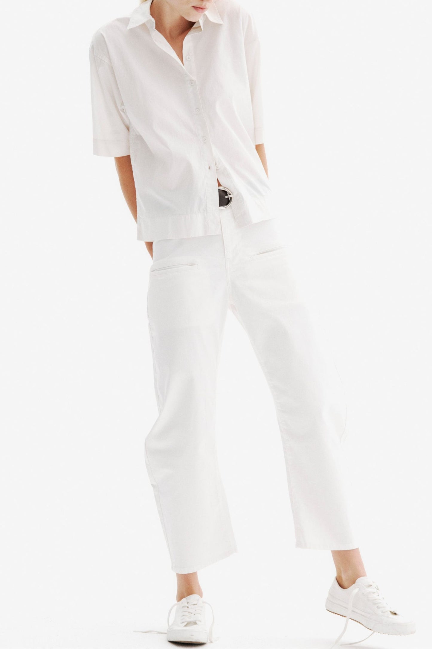 Pantalones Kenny en tiza