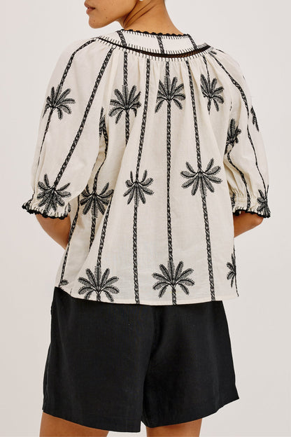 Bluse Belina in Ivory PalmsRails - Anita Hass