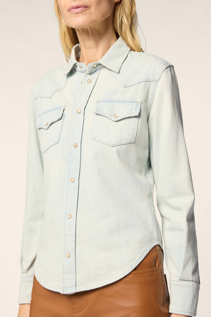 Jeansbluse Western in Light BlueJacob Cohën - Anita Hass