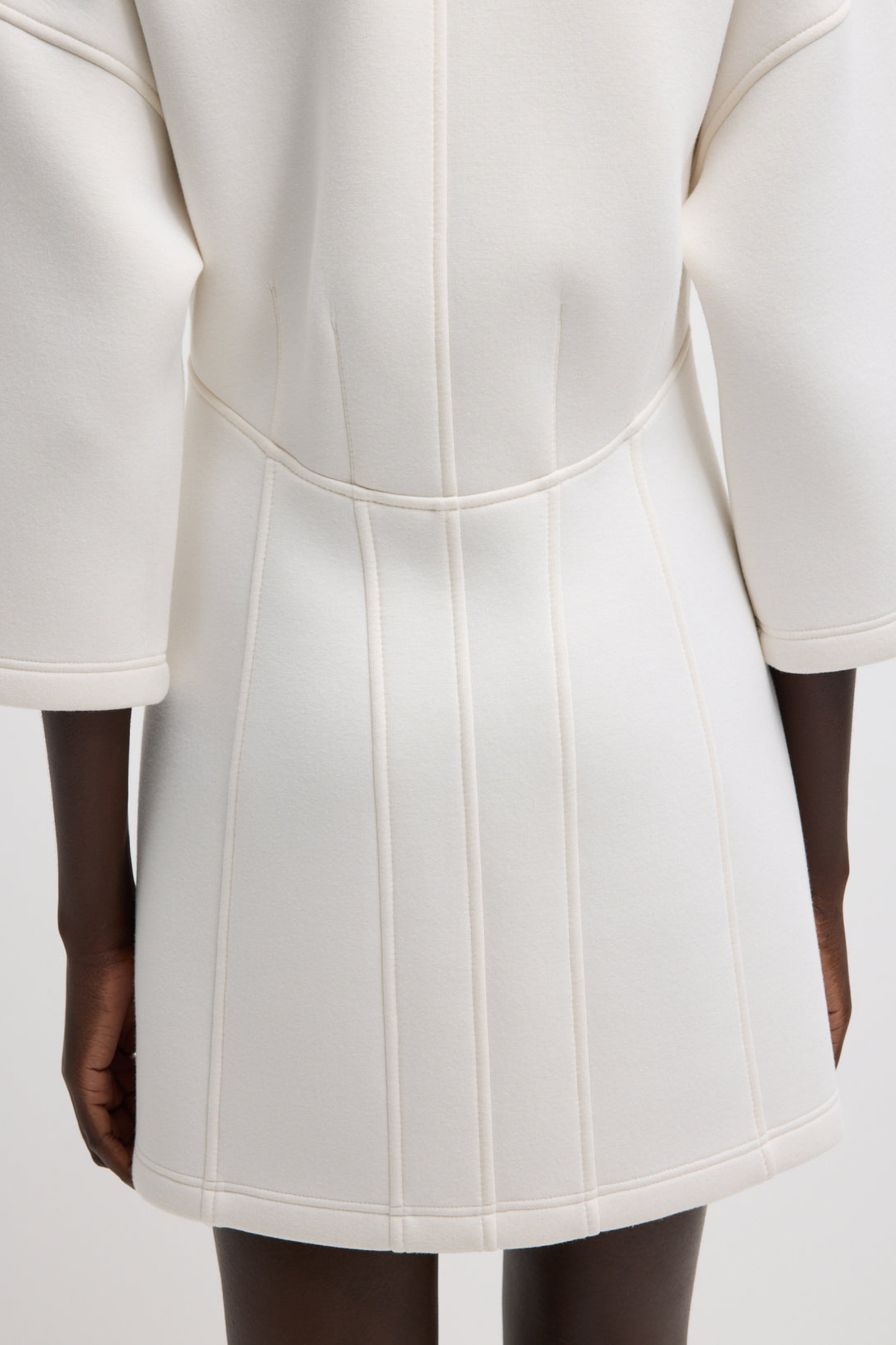 Kleid Bonded Zip in IvoryTibi - Anita Hass