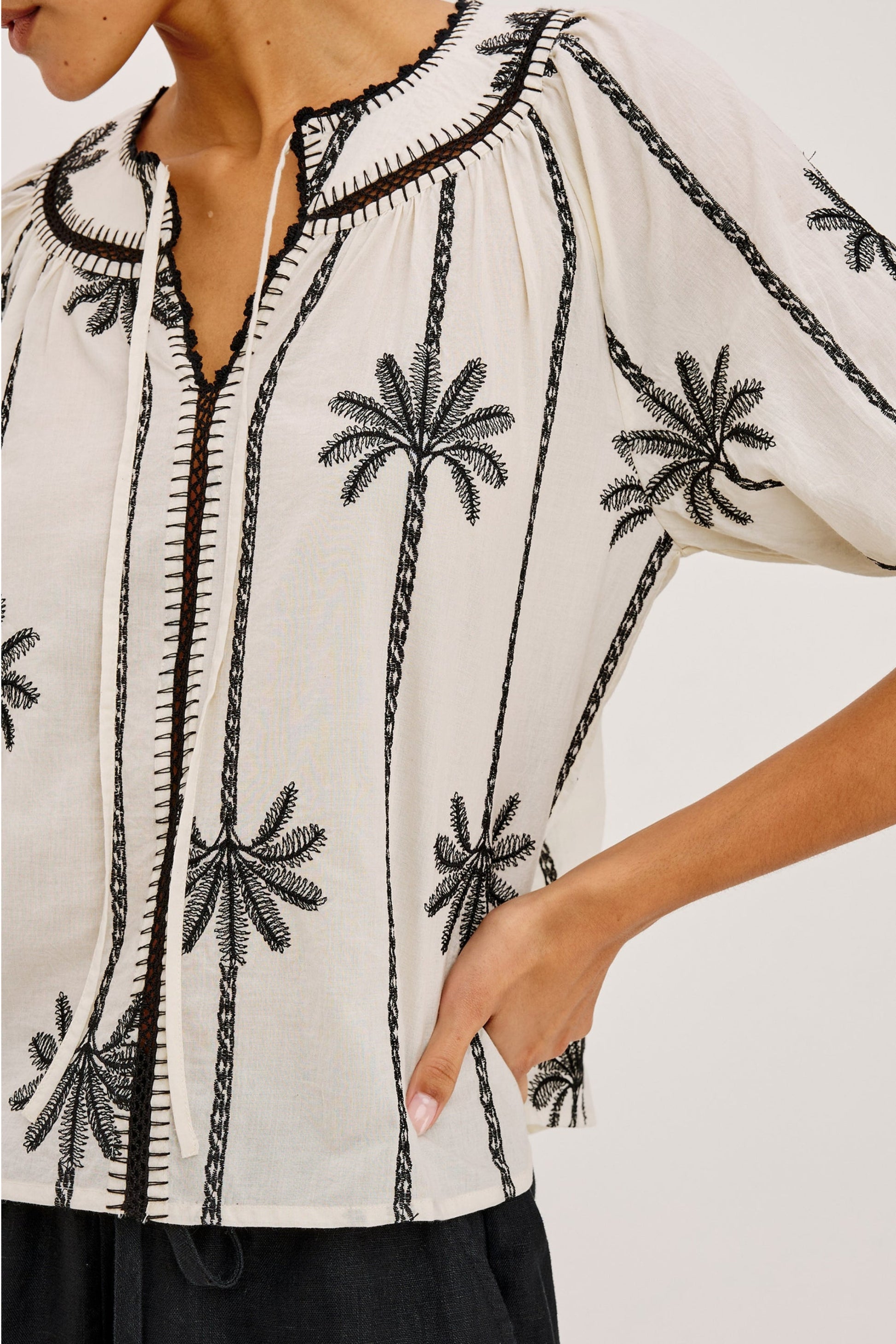 Bluse Belina in Ivory PalmsRails - Anita Hass