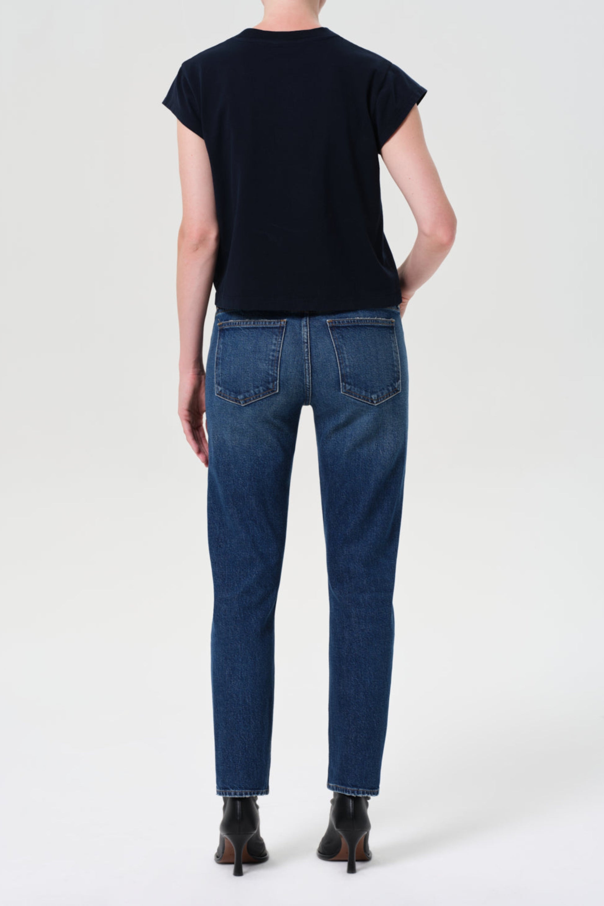 Jeans Cocktail Ankle in OutlineAgolde - Anita Hass