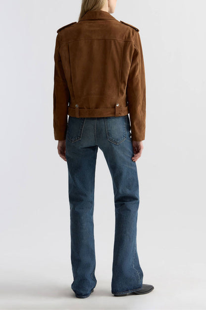 Evel leather jacket in Martora