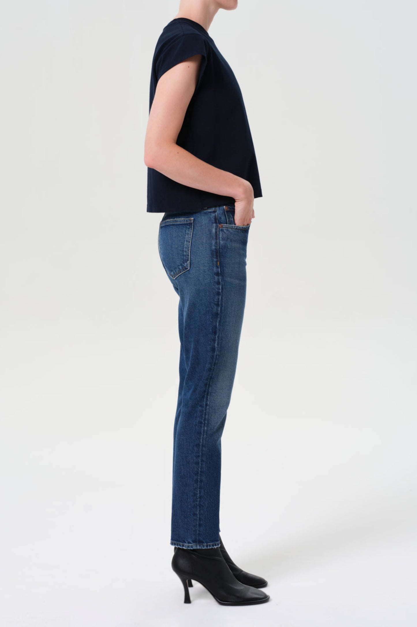 Jeans Cocktail Ankle in OutlineAgolde - Anita Hass